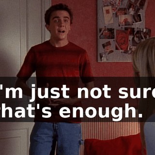 I'm just not sure that's enough.