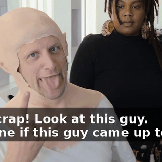 Holy crap! Look at this guy. Imagine if this guy came up to you.