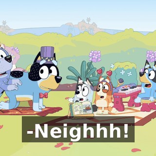 -Neighhh!