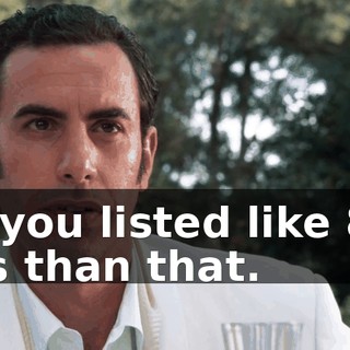 - No, you listed like 8000. - Less than that.