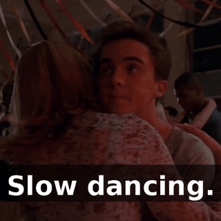 Slow dancing.