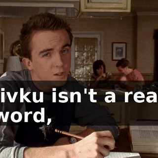 Jivku isn't a real word,