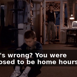 What's wrong? You were supposed to be home hours ago.