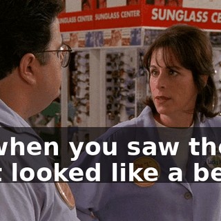 Or when you saw the fly that looked like a bee?