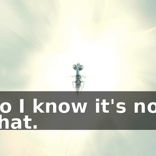 so I know it's not that.