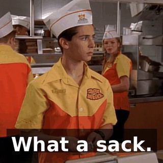 What a sack.