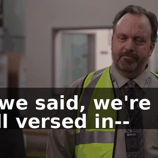 As we said, we're not well versed in--