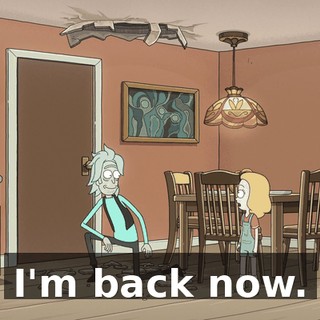 I'm back now.