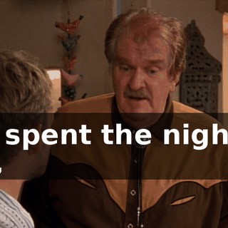 We spent the night in jail,