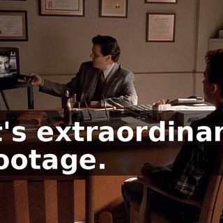 It's extraordinary footage.