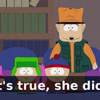It's true, she did.