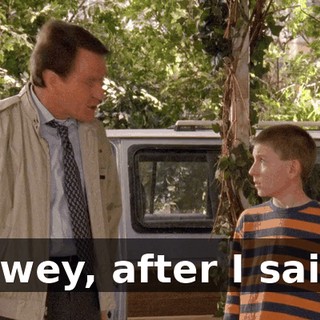 Dewey, after I said--