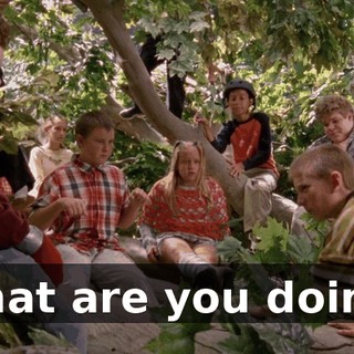 What are you doing?