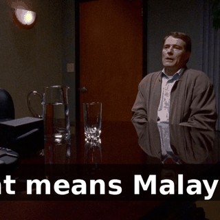 That means Malaysia,