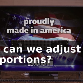But can we adjust the proportions?