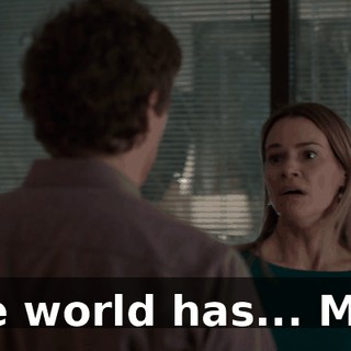 the world has... Mm!