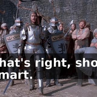 That's right, shop smart.