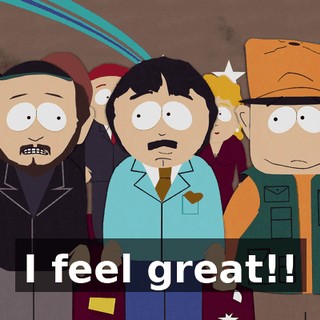 I feel great!!
