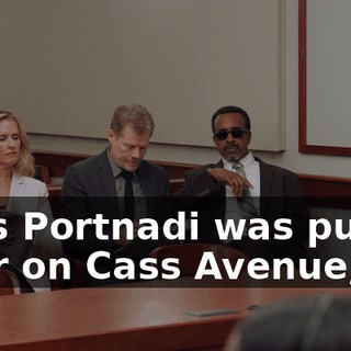 Miss Portnadi was pulled over on Cass Avenue,