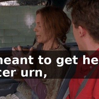 I meant to get her a nicer urn,