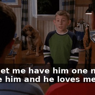 Just let me have him one night, I love him and he loves me.