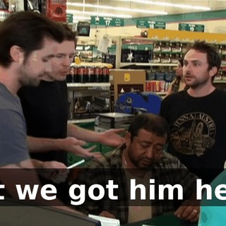 But we got him here.