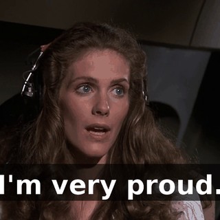 I'm very proud.