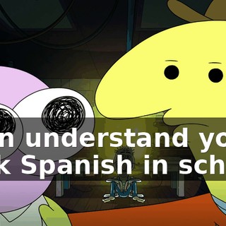 I can understand you. I took Spanish in school.