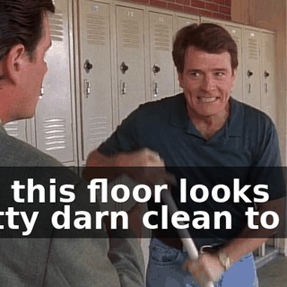 And this floor looks pretty darn clean to me.