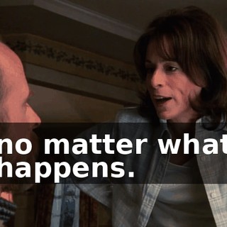 no matter what happens.