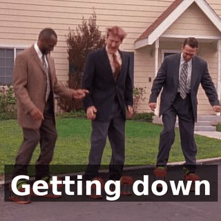 ♪ Getting down ♪