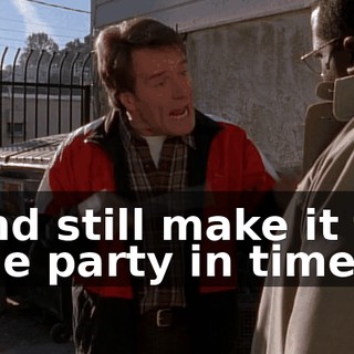 and still make it to the party in time!