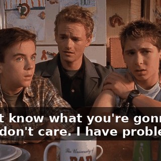 I don't know what you're gonna do, and I don't care. I have problems.