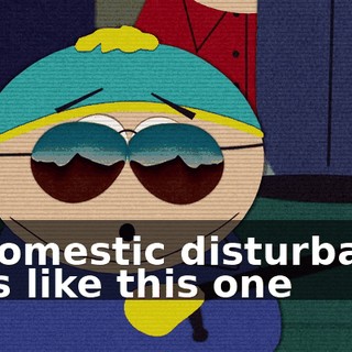 in domestic disturbance calls like this one