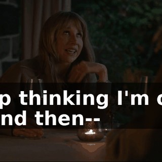 Keep thinking I'm over it, and then--