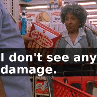 I don't see any damage.