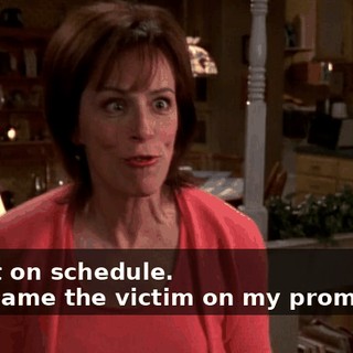 - right on schedule. - I became the victim on my prom night