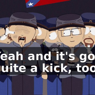 Yeah and it's got quite a kick, too!