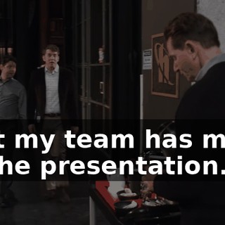 that my team has made to the presentation.
