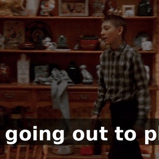 I'm going out to play.