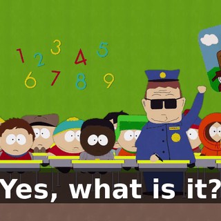 Yes, what is it?
