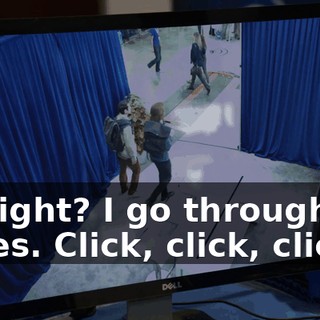 All right? I go through my slides. Click, click, click.