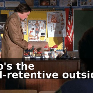 Who's the anal-retentive outsider?