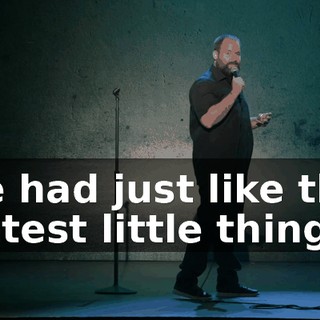 he had just like the cutest little thing.