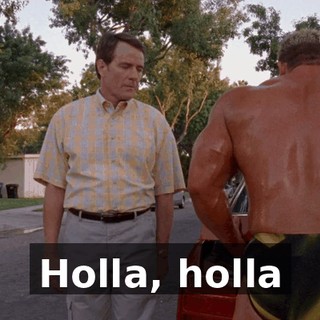 ♪ Holla, holla ♪