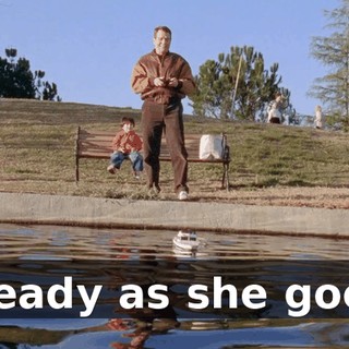 Steady as she goes.