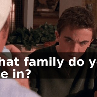 What family do you live in?
