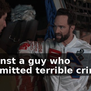 against a guy who committed terrible crimes,