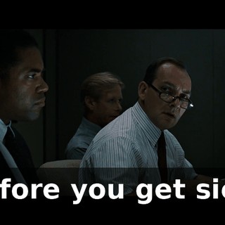 before you get sick.
