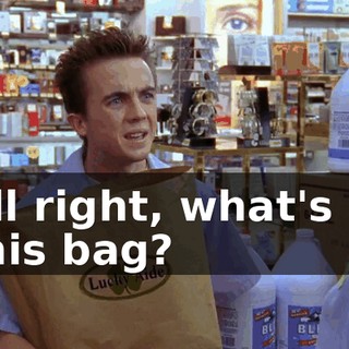 All right, what's in this bag?